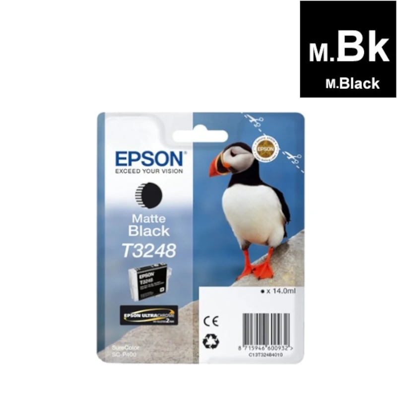 Tinta (Epson) T-3248 MBK / C13T32484010