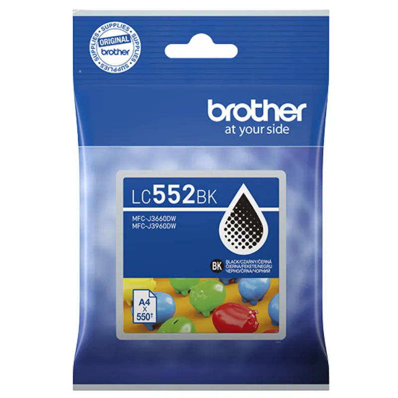 Tinta BROTHER LC-552 LC552BK Crna /BK