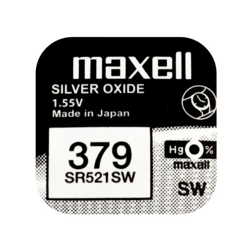 Baterija (Maxell) Silver Oxide 379 | SR521SW | SR63 /1KOM