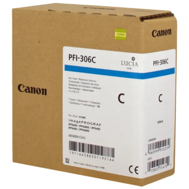 Tinta (Canon) PFI-306 BK / 6658B001