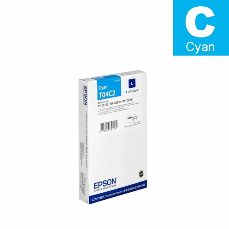 Tinta (Epson) T-04C2 CY / C13T04C240