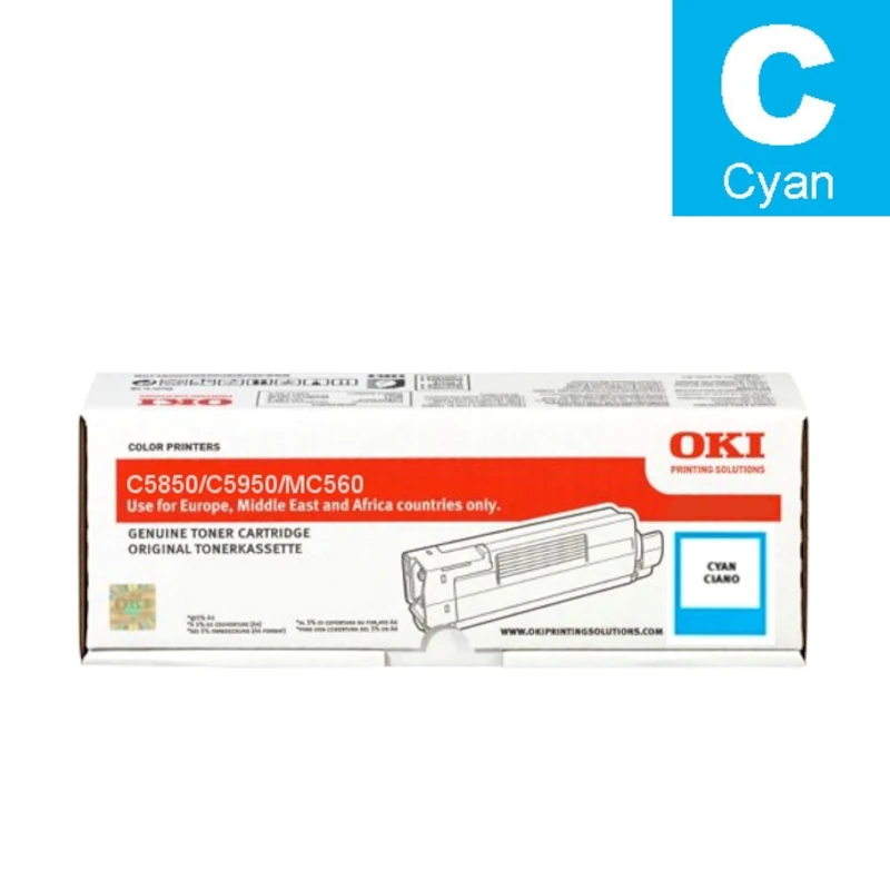 Toner (Oki) C-5850 CY / 43865723