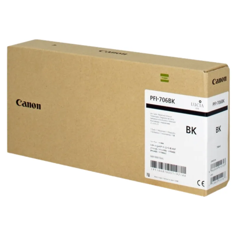 Tinta (Canon) PFI-706 BK / 6681B001