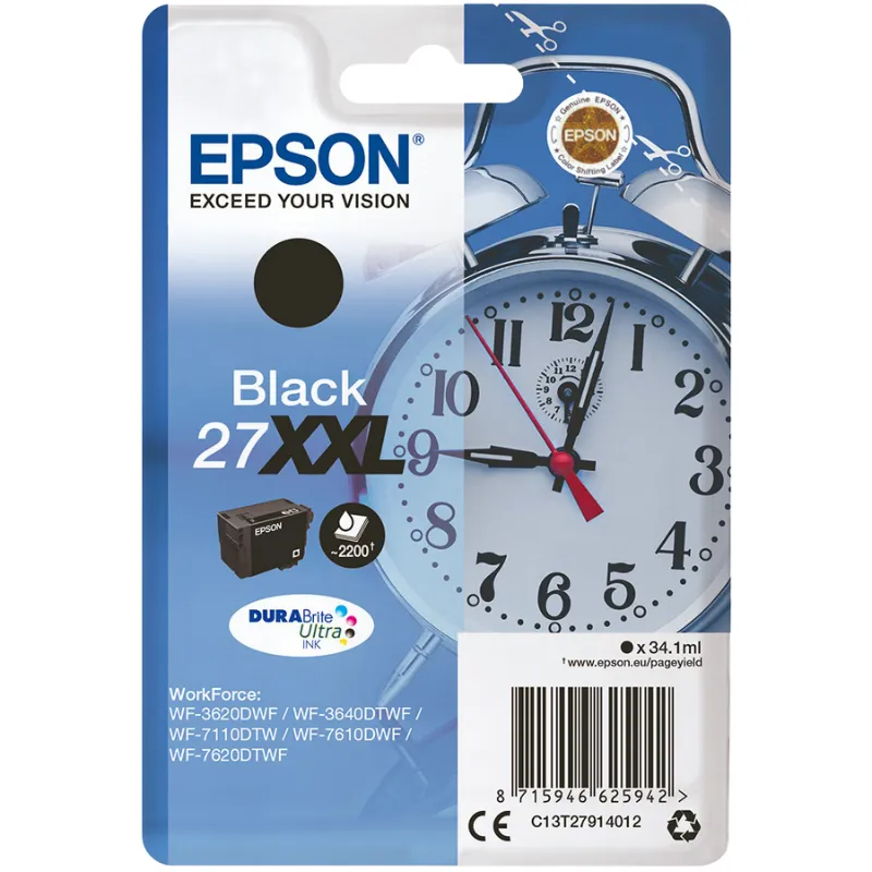 Tinta (Epson) T-2791 BK / C13T27914012