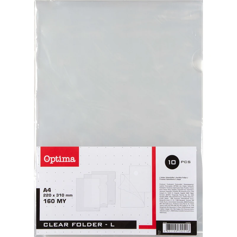 Fascikl L 160my OPTIMA sjaj 10/1 20160  P50