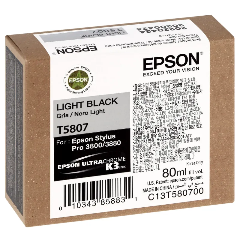 Tinta (Epson) T-5807 LBK / C13T580700