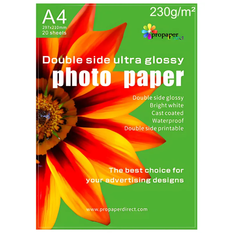 Papir Foto Glossy A4 230g [OBOSTRANO GLOSSY]