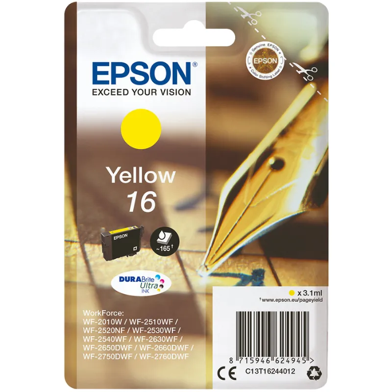Tinta (Epson) T-1624 YE / C13T16244012