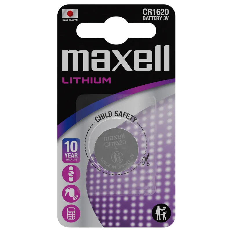 MAXELL Lithium CR1620 1KOM