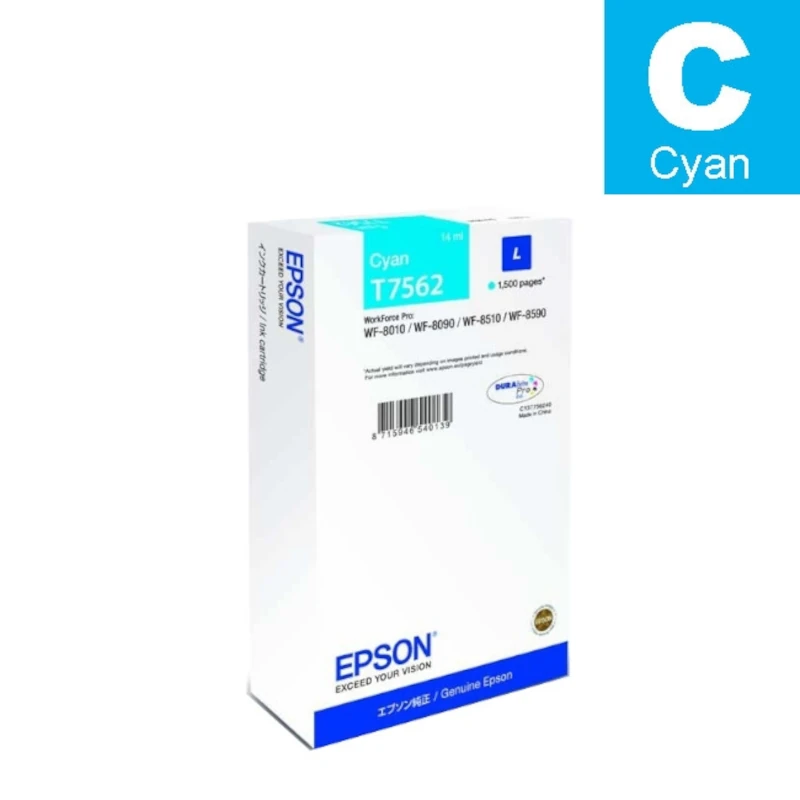 Tinta (Epson) T-7562 CY / C13T756240