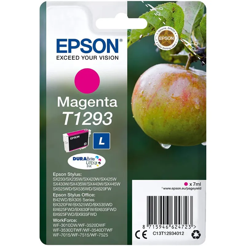 Tinta (Epson) T-1293 MA / C13T12934012 Tinta (Epson) T-1293 MA / C13T12934012