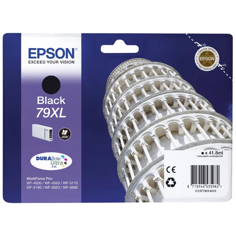 Tinta (Epson) T-7901 BK XL / C13T79014010