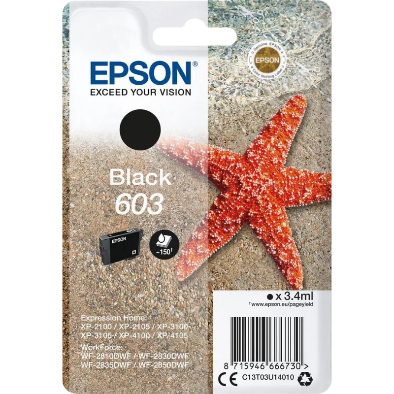 Tinta (Epson) 603 BK / C13T03U14010