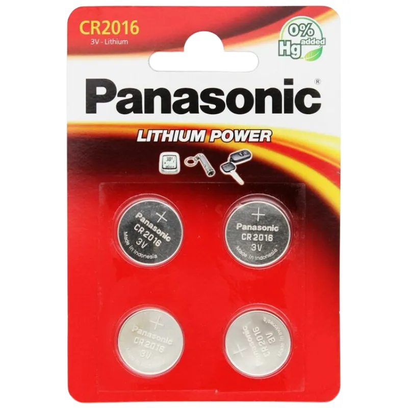 PANASONIC Lithium CR2016 4KOM