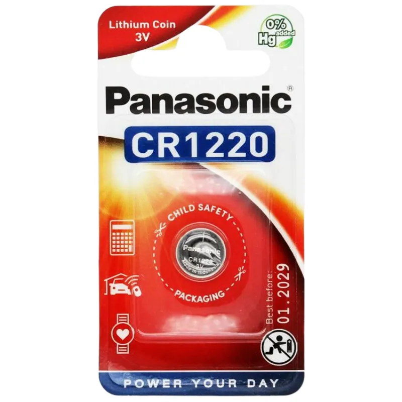 PANASONIC Lithium CR1220 1KOM