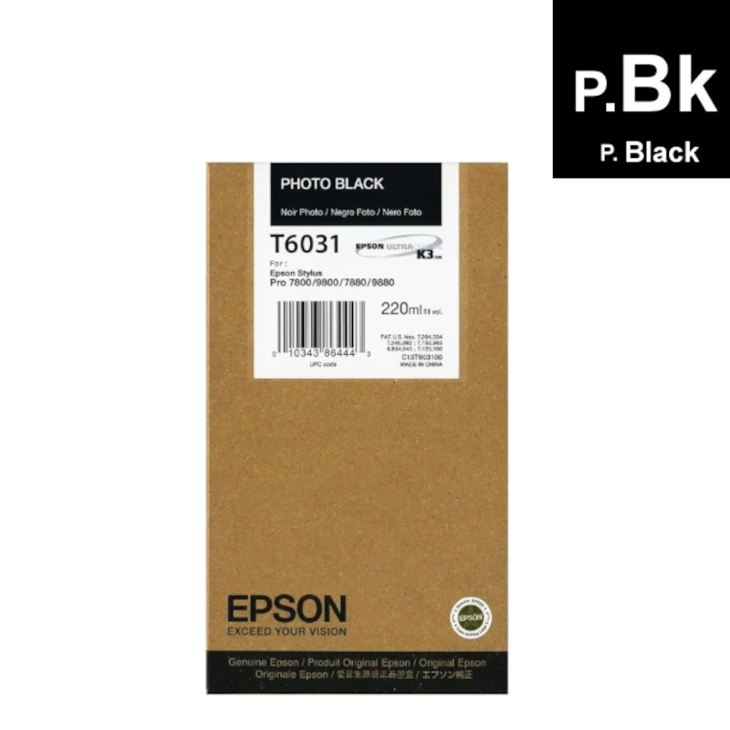Tinta (Epson) T-6031 PBK / C13T603100
