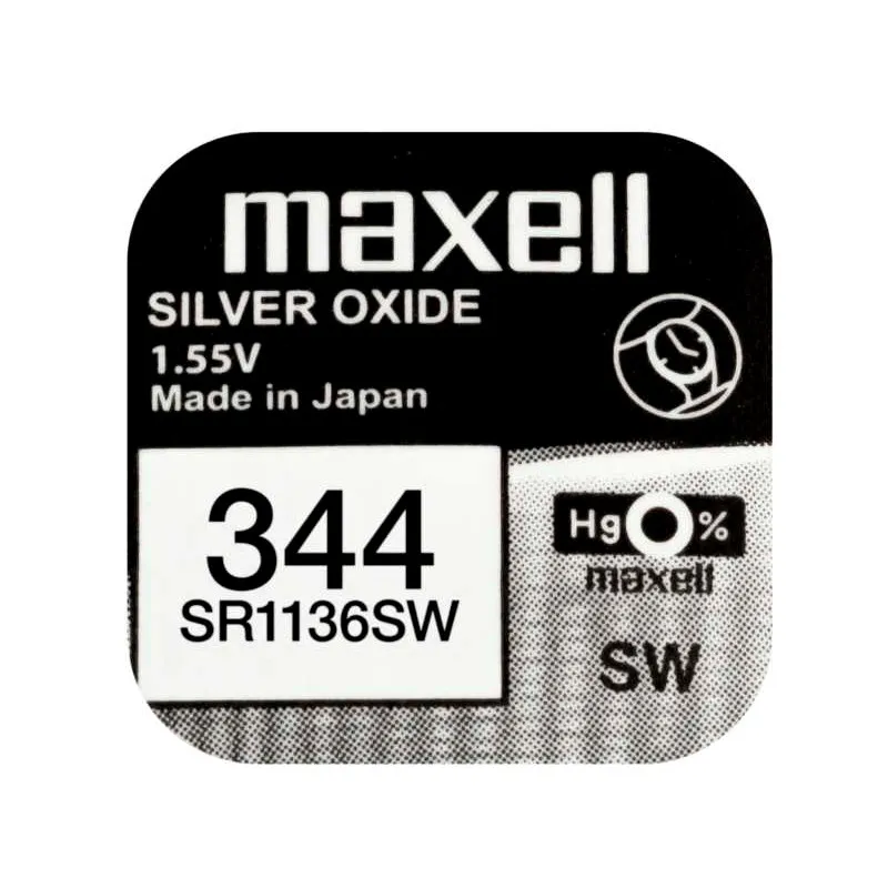 Baterija (Maxell) Silver Oxide 344 | SR1136SW | SR42 /1KOM