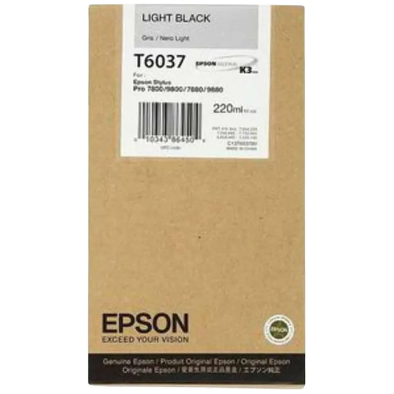 Tinta (Epson) T-6037 LBK / C13T603700