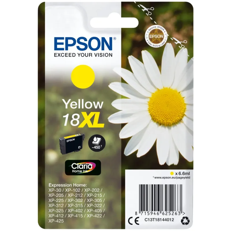 Tinta (Epson) T-1814 YE / C13T18144012