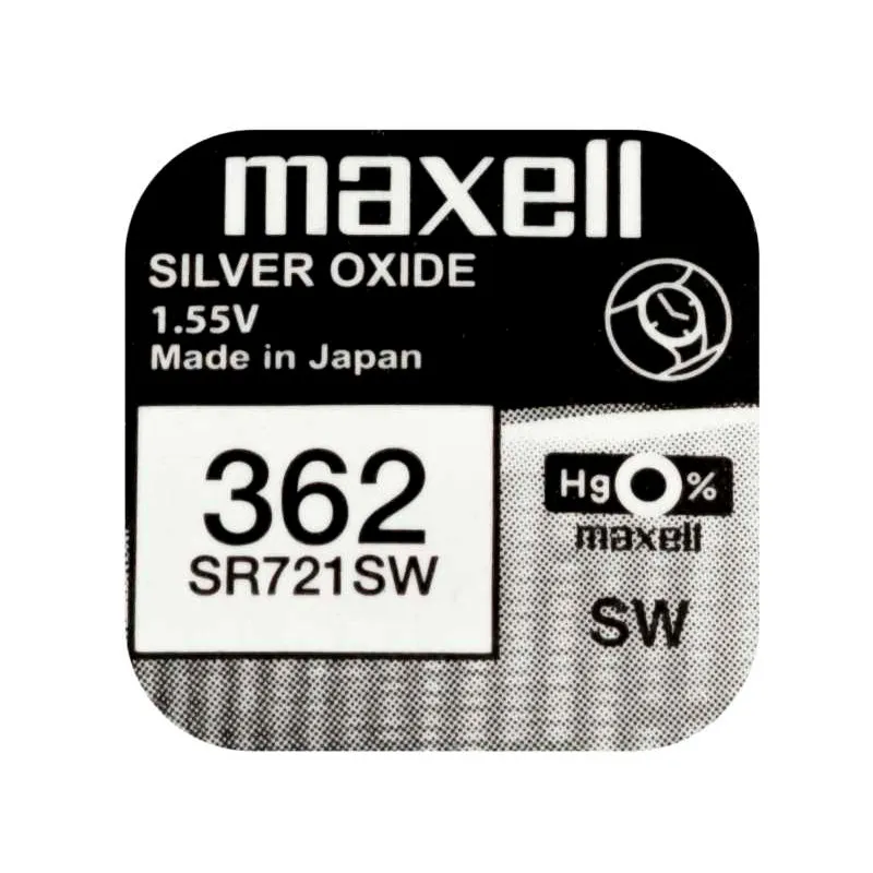 Baterija (Maxell) Silver Oxide 362 | SR721SW | SR720 /1KOM