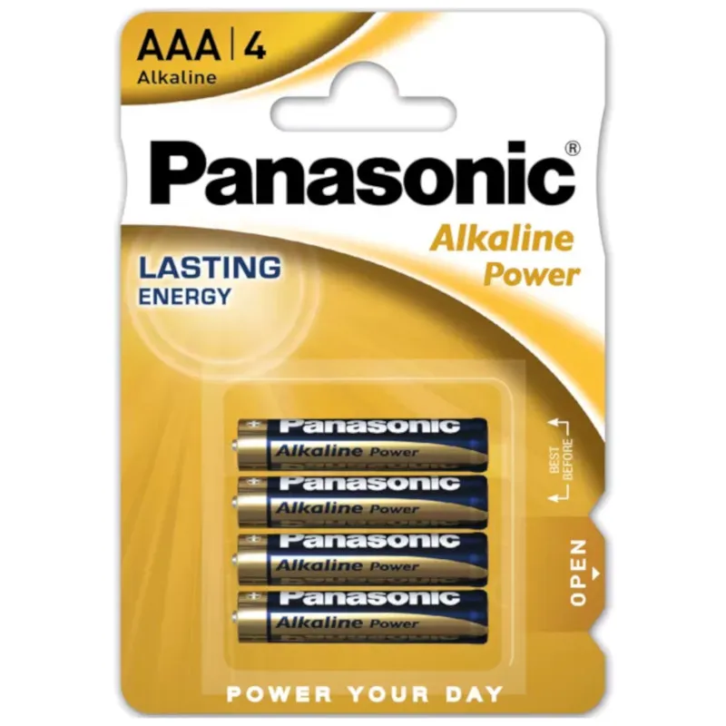 PANASONIC Alkaline Power AAA 4KOM