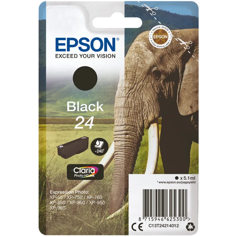 Tinta (Epson) T-2421 BK / C13T24214012