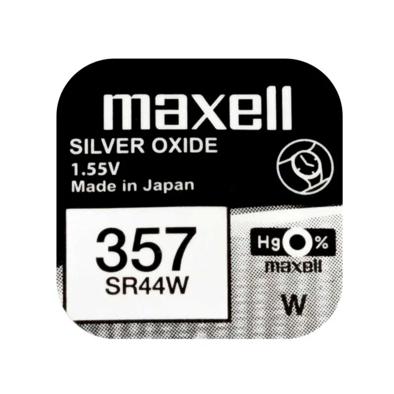 Baterija (Maxell) Silver Oxide 357 | SR44W | SR44 /1KOM