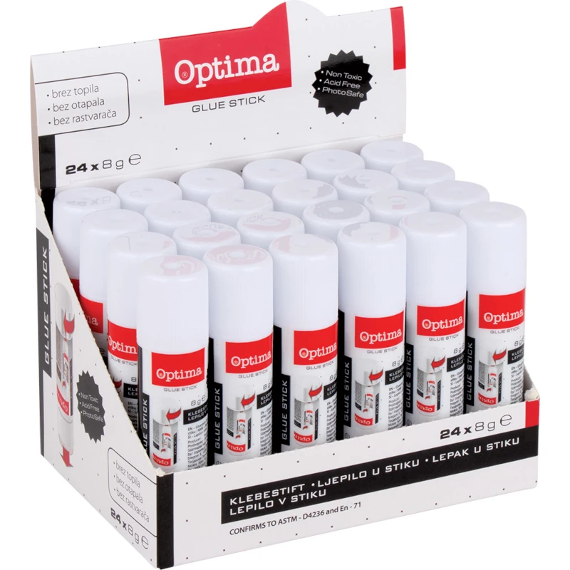 Ljepilo u stiku  8g OPTIMA display 36215 P24/384