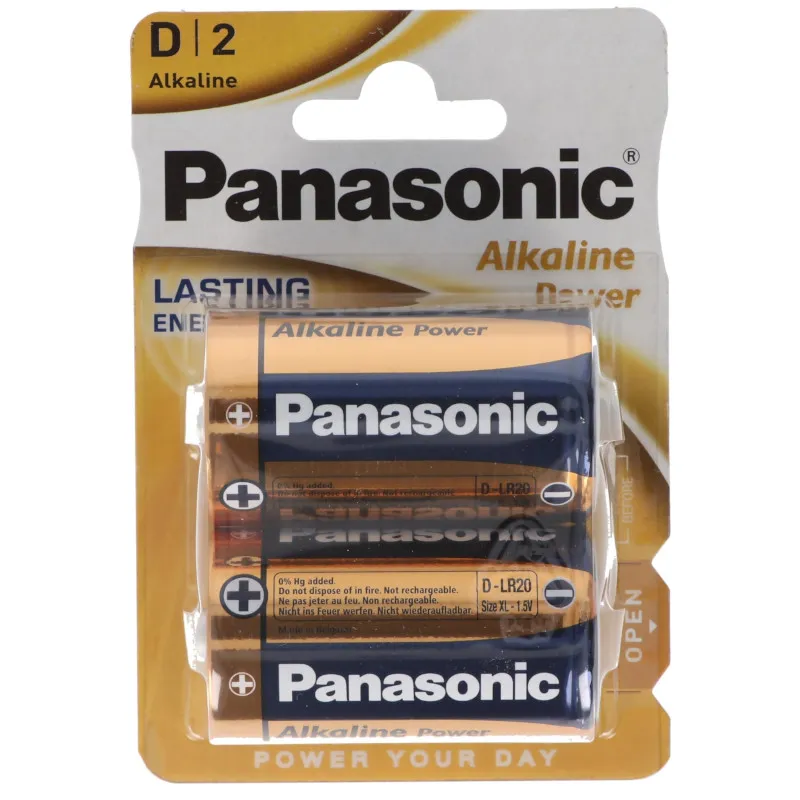 PANASONIC Alkaline Power D 2KOM