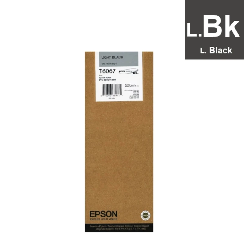 Tinta (Epson) T-6067 LBK / C13T606700
