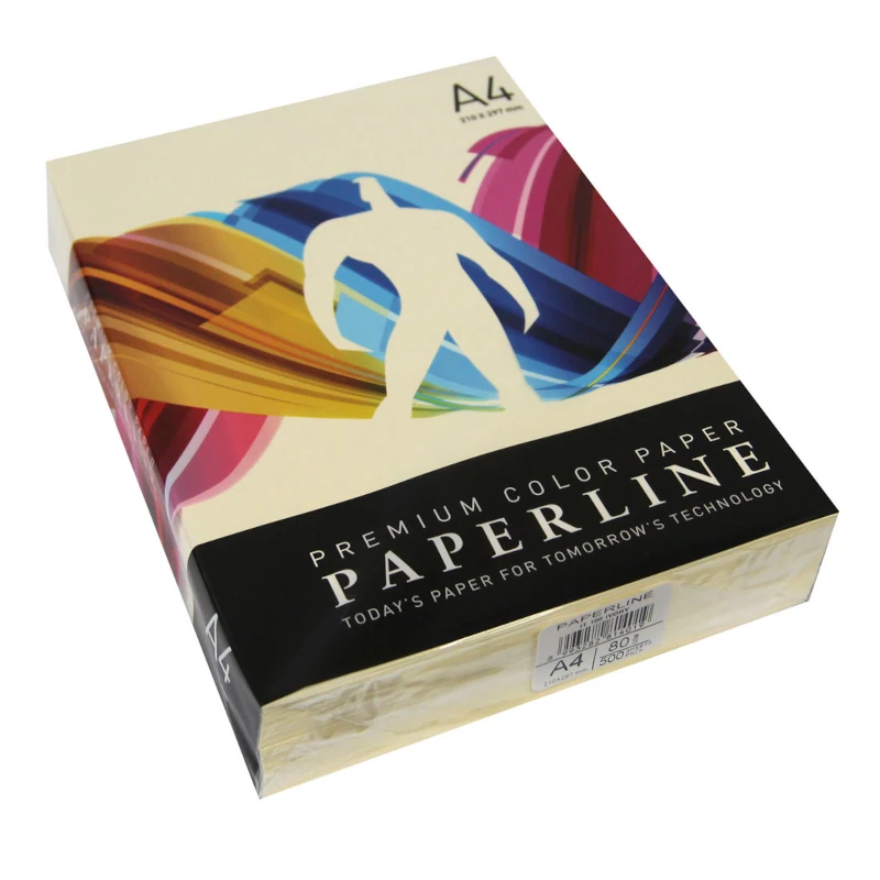 Papir fotokopirni PAPERLINE A4 pastelni 80gr 500/1 P5