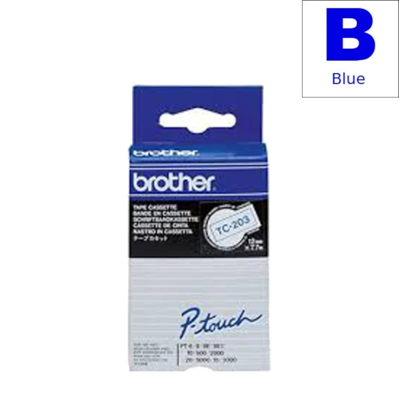 Traka Za Označavanje (Brother) TC-203 BL|WH [12mm*7,7m] / TC203