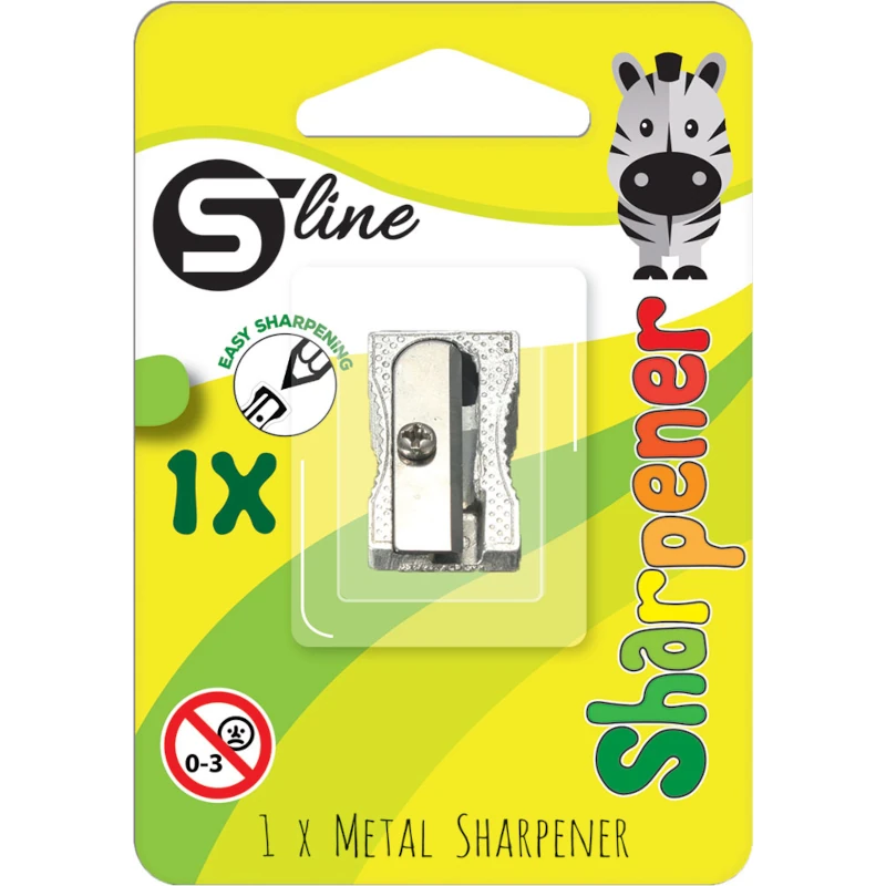 Šiljilo metalno S-LINE 1 rupa kvadratno alum.blister P12/288