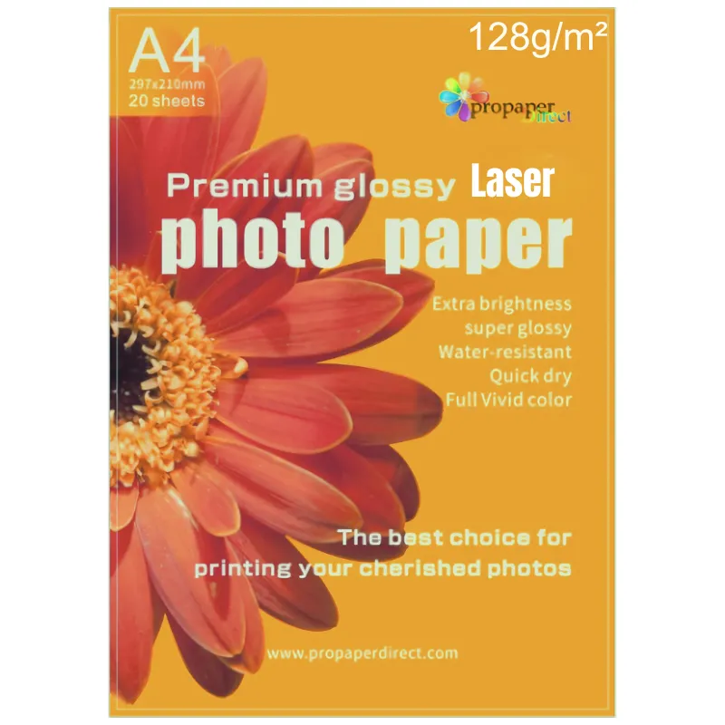 Papir Foto Glossy A4 128g [LASER]