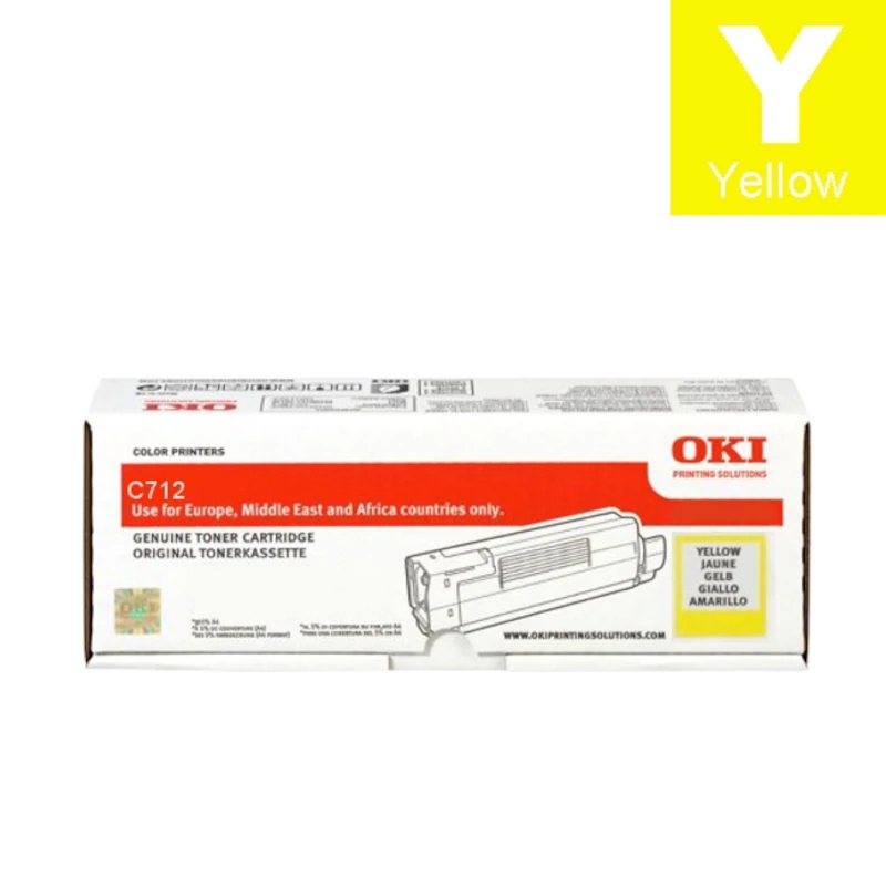 Toner (Oki) C-712 YE / 46507613
