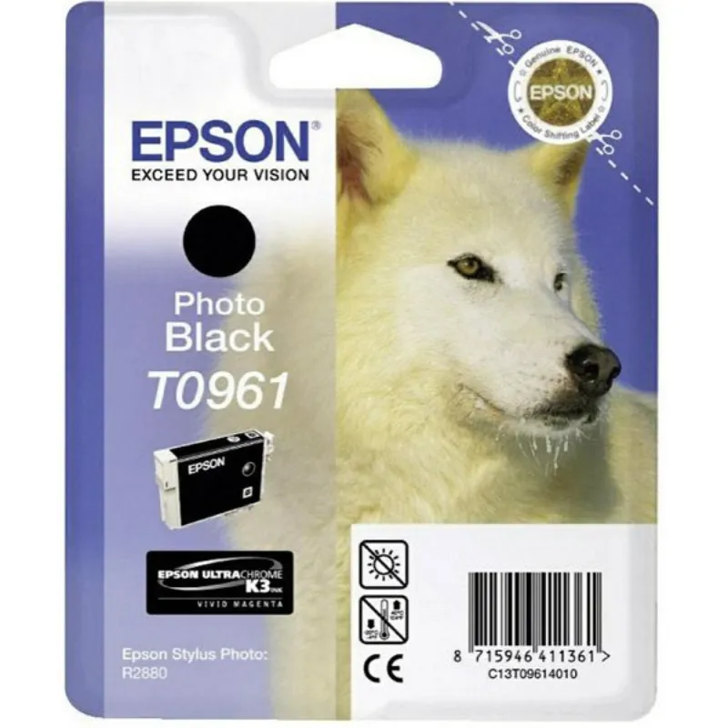 Tinta (Epson) T-0961 BK / C13T09614010 Tinta (Epson) T-0961 BK / C13T09614010