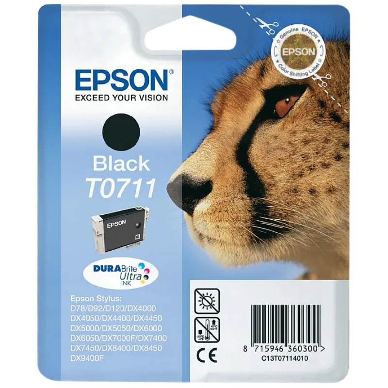 Tinta (Epson) T-0711 BK / C13T07114012
