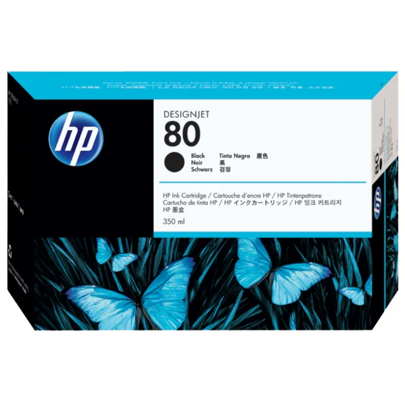 Tinta (HP) 80 BK XL / C4871A