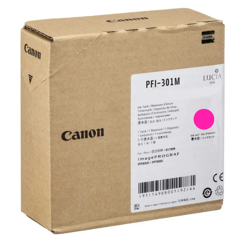 Tinta (Canon) PFI-301 BK / 1488B001
