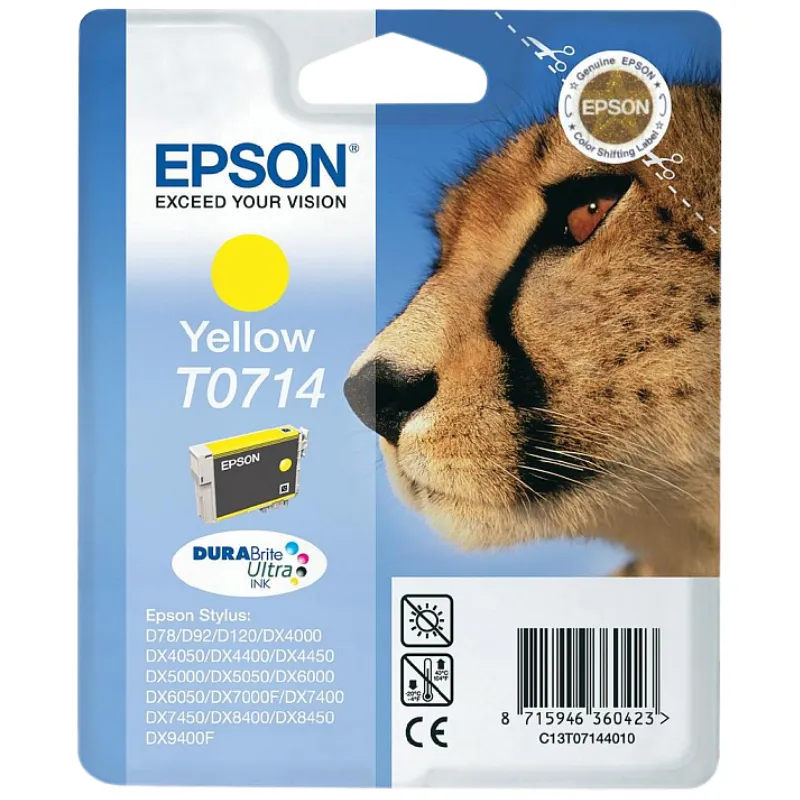 Tinta (Epson) T-0714 YE / C13T07144012