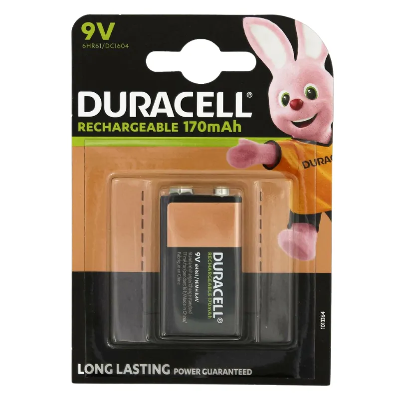 DURACELL Punjive 9V 170mAh 1KOM