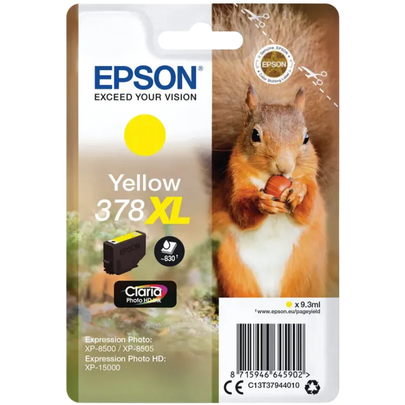 Tinta (Epson) T-3794 YE / C13T37944010