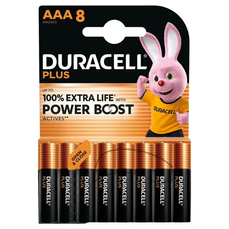 DURACELL Plus Boost AAA MN2400 8KOM