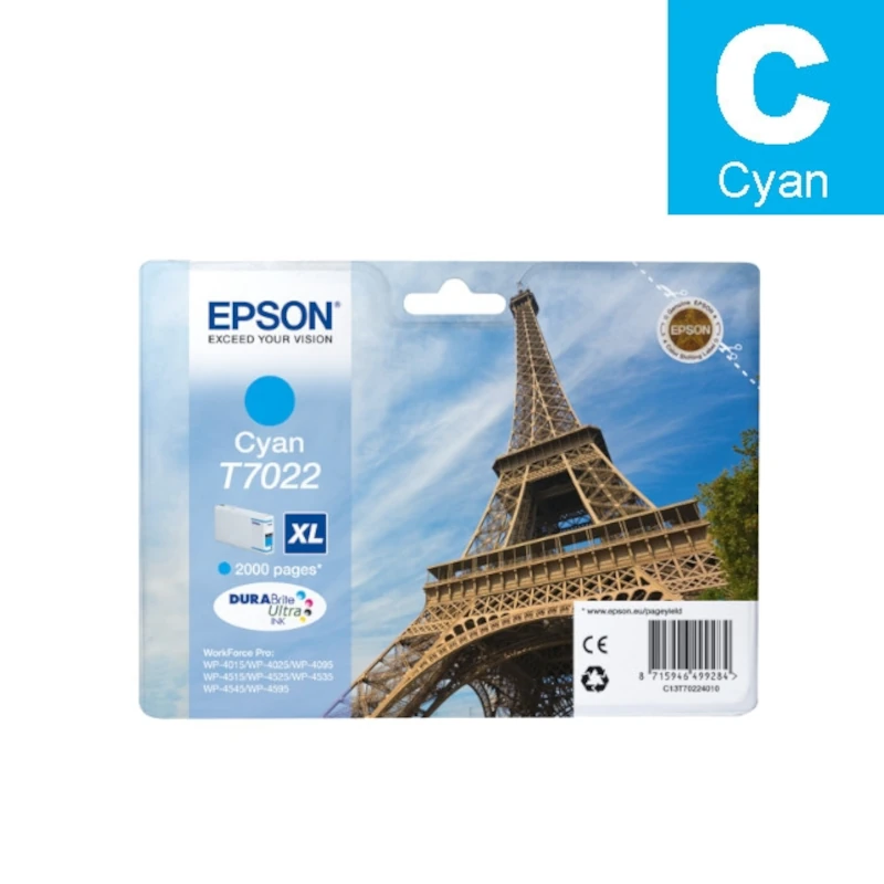 Tinta (Epson) T-7022 CY / C13T70224010