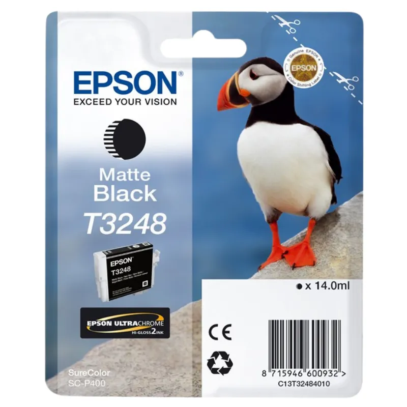 Tinta (Epson) T-3248 MBK / C13T32484010