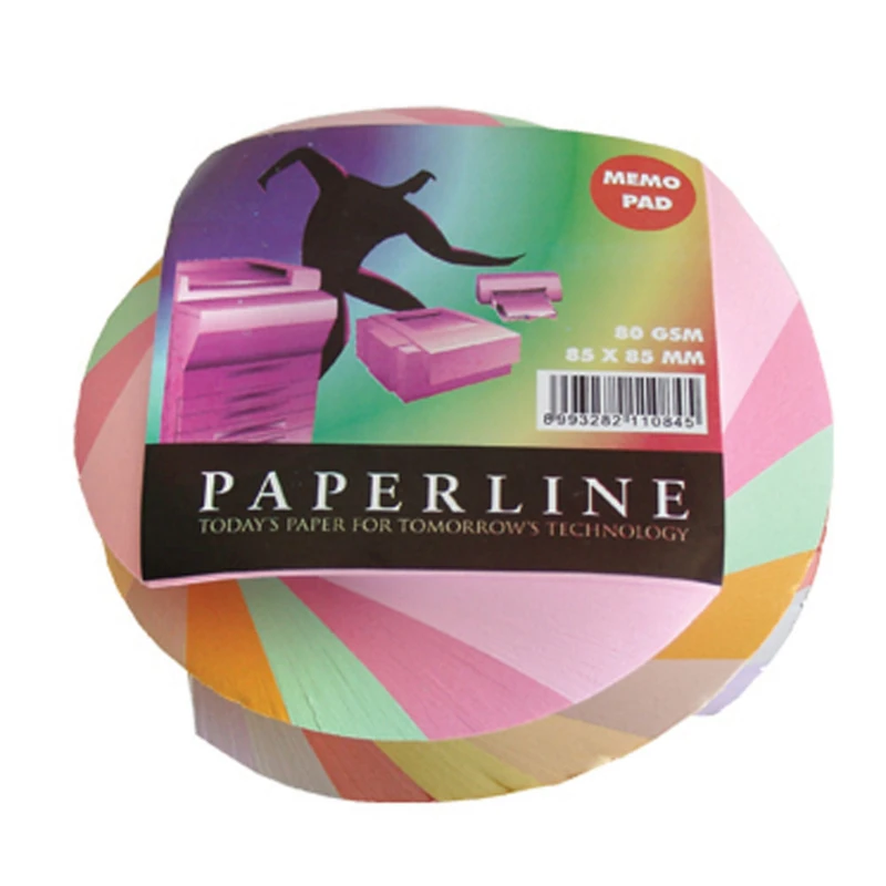 Blok kocka 8,5x8,5x5 spiralna u 10 boja, 500 list. P30 PAPERLINE 299
