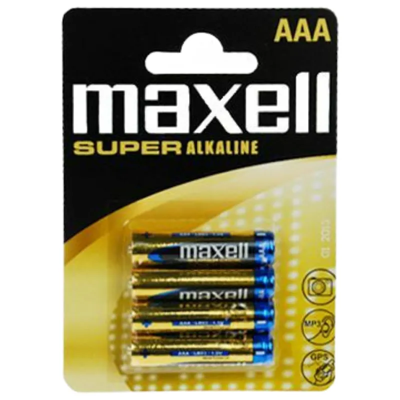 MAXELL Super Alkaline AAA LR03 4KOM