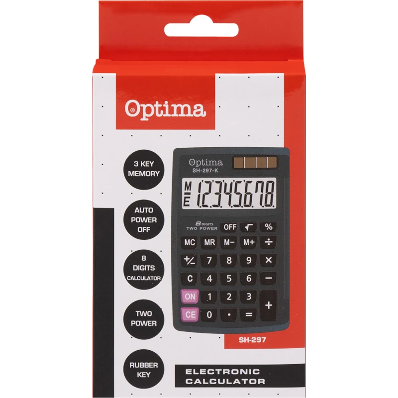 Kalkulator OPTIMA SH-297 8 mjesta 25253 bls P100/200