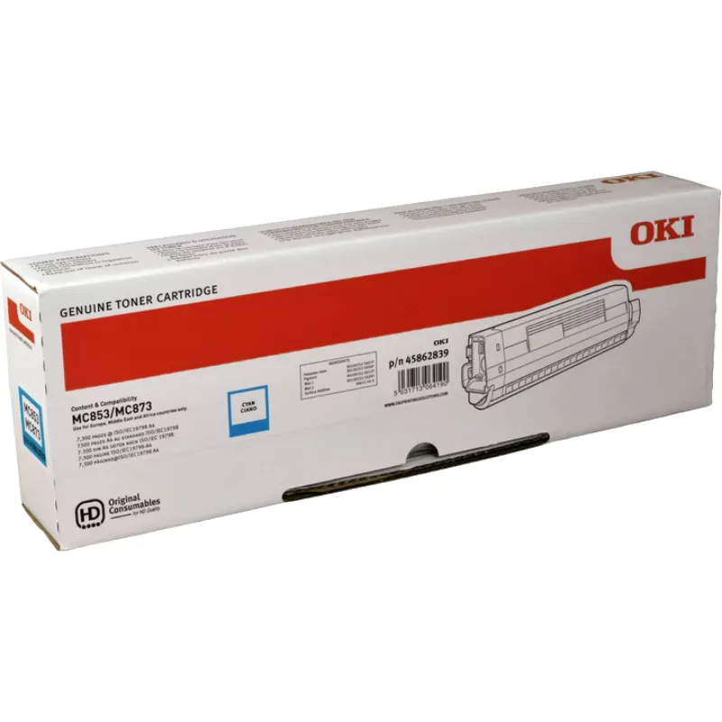 Toner (Oki) C-853 CY / 45862839