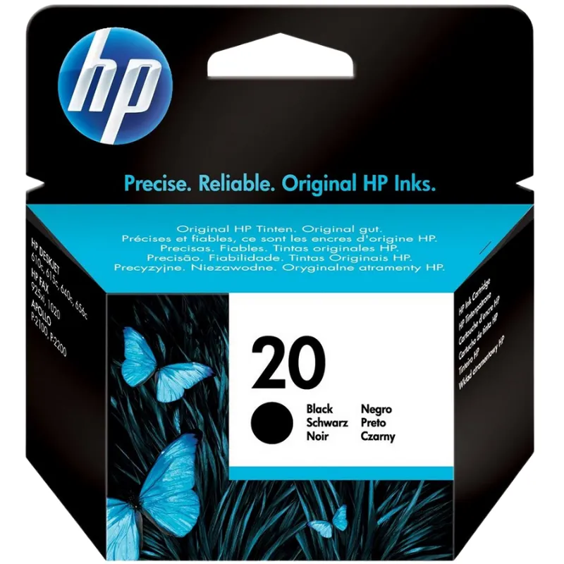 Tinta (HP) 20 BK / C6614DE